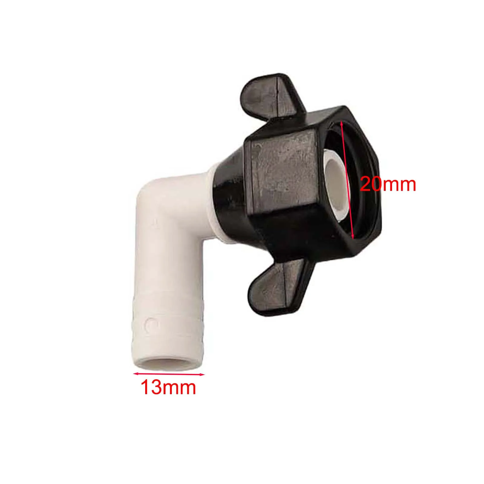 360-degree Rotatable Adapter Barb Elbow Adapter Flexible Installation Heat-resistant Lightweight Water Pump Installation
