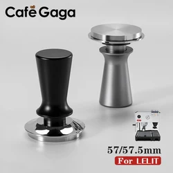 57mm 57.5mm Coffee Tamper Constant Pressure 30lb Springs Calibrated Tamping For Lelit Tools Flat Base Coffee Accessories