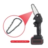 8Inch Mini Chainsaw Chain Guide 1/4" Pitch .043" 45 Drive Links Semi Chisel Electric Chainsaw Chain for Garden Woodworking Tool 4