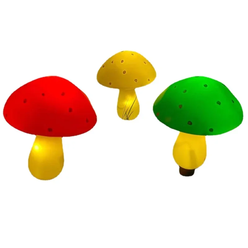Solar LED Lamp Outdoor Garden Lights Solar Mushroom String Lamps Waterproof Solar Lawn Lamp For  Street Garden Decoration