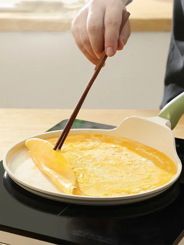 Description Picture 6 of itemDONNOR Ceramic Frying Pan Household Non-stick Steak Breakfast Egg Pancake Pan Use for Gas and Induction Cooker Kitchen Utensils