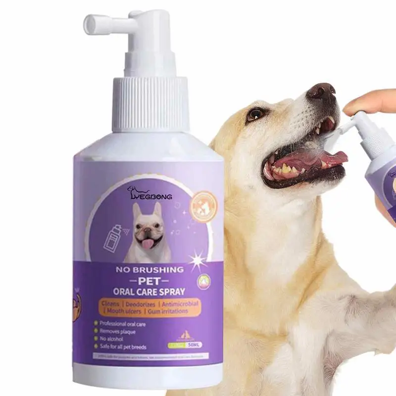 

Pet Oral Cleanse Spray Dogs Cats Teeth Clean Deodorant Natural Odor Eliminating Mouth Care Cleaner Prevent Calculus Pet Supplies