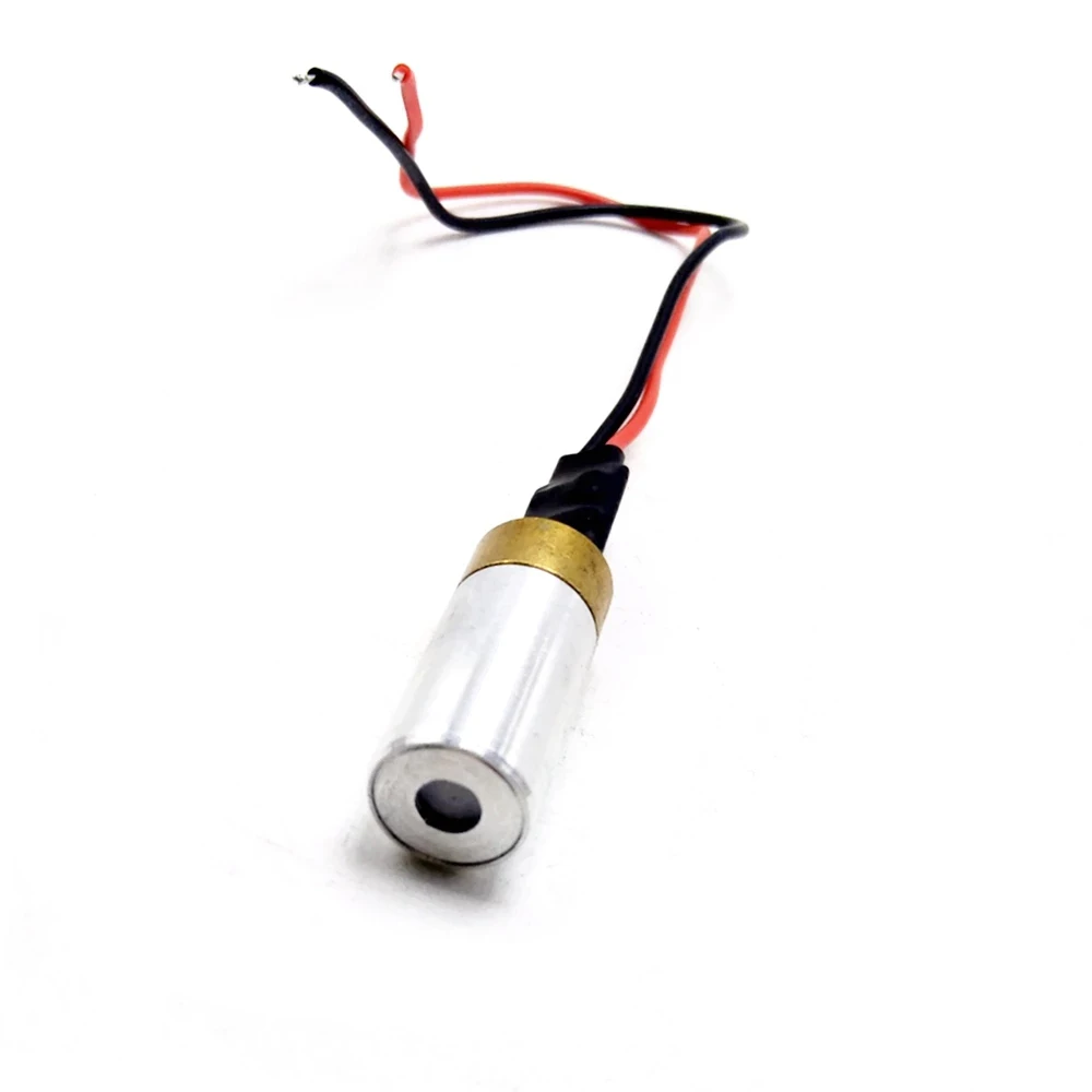 532nm 30mW Green Dot Light Laser Diode Module 5V Heatsink Cooling