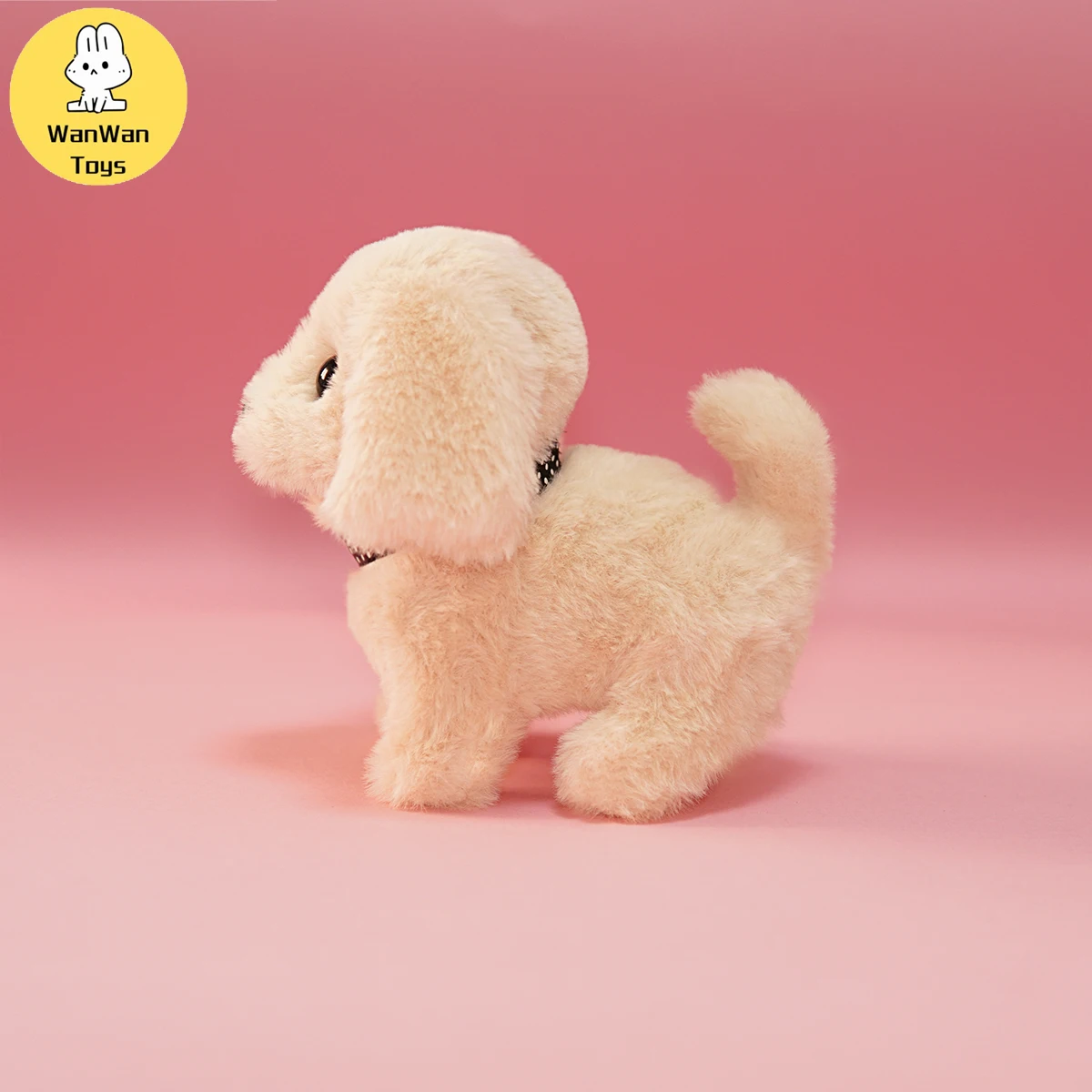 Realistic Plush Simulation Intelligent Puppy Children's Toy Walking Barking Electric Machine Pet Dog Toddler Christmas Gifts