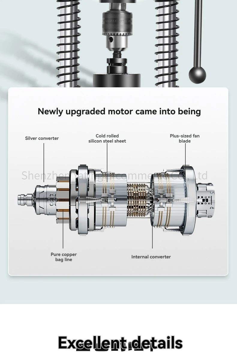 Special electric drilling machine for fire pipes, galvanized pipe drilling machi