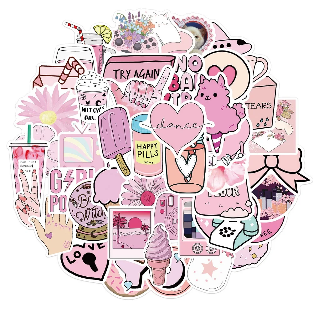 Pink Aesthetic sticker Pack Sticker for Sale by kinibee  Cute laptop  stickers, Aesthetic stickers, Sticker design