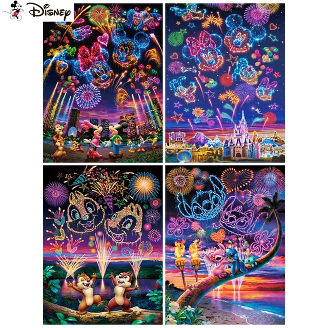 5D DIY Diamond Painting Kit Disney Mickey and Minnie Mouse Full