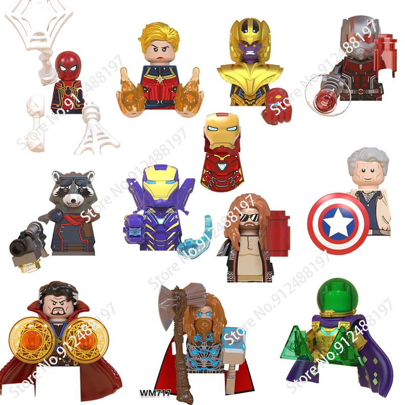 Super Heroes X0330 Hawkeye Kingpin Model Figures Blocks Toys DIY Comics Marc Spector Model Bricks Accessories Children Toy Gifts silicone stacking blocks