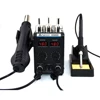 750W 8586D Soldering Station 2 IN 1 Hot Air Gun LCD Dual Digital Display Electric Soldering Iron SMD Welding Rework Station 2
