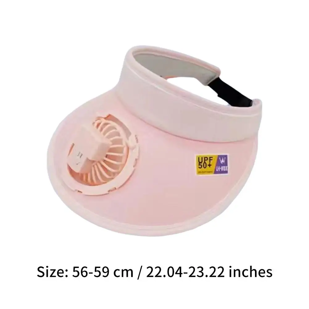 선풍기 선캡 고풍속 대용량 풍량, 유행 및 휴대용 USB 충전, 다중 조정 가능한 설정, 선물, 2024