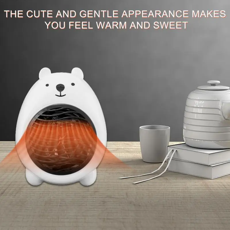 

New Desktop Indoor Small Electric Heater Multifunctional Heater Low Noise Portable Desktop Small Desk Heater For Home Bedroom