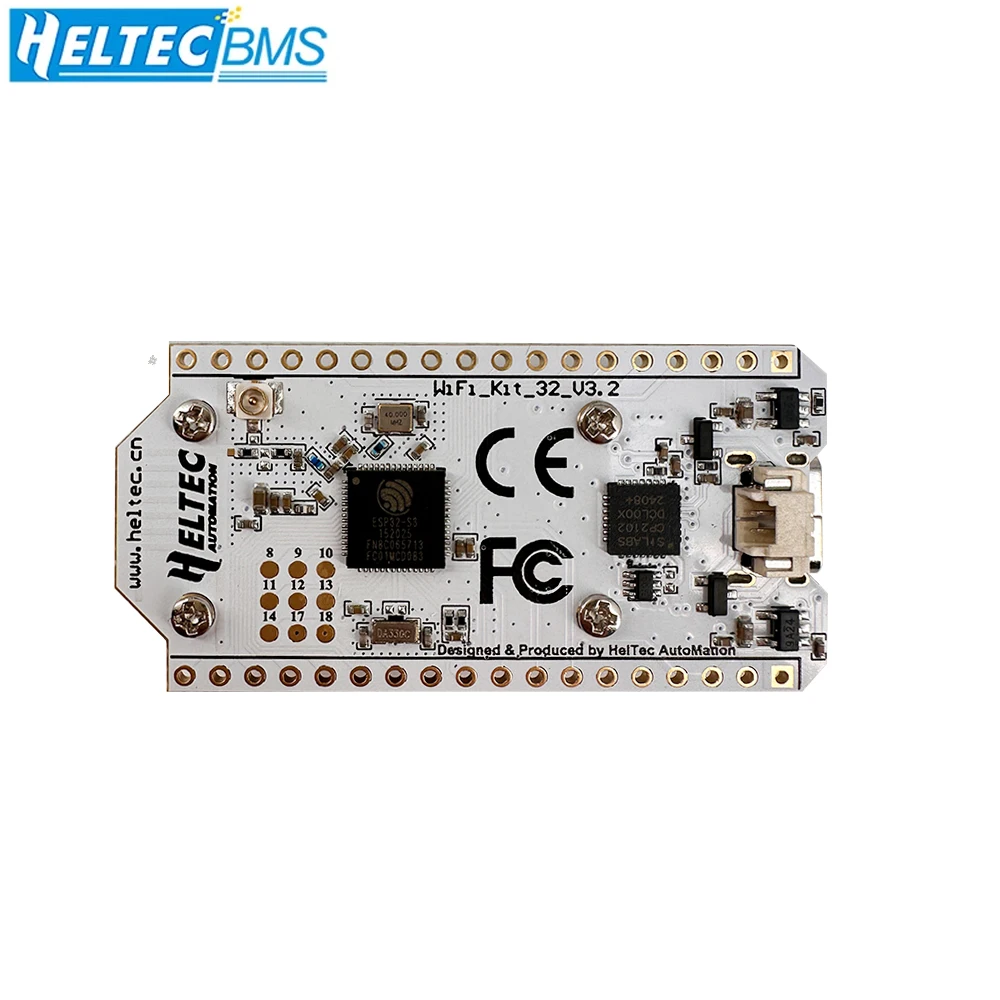 Heltec ESP32 WiFi 키트 32(V3) 개발 보드 방열판이 있는 Arduino용 0.96인치 파란색 OLED 디스플레이 인터넷