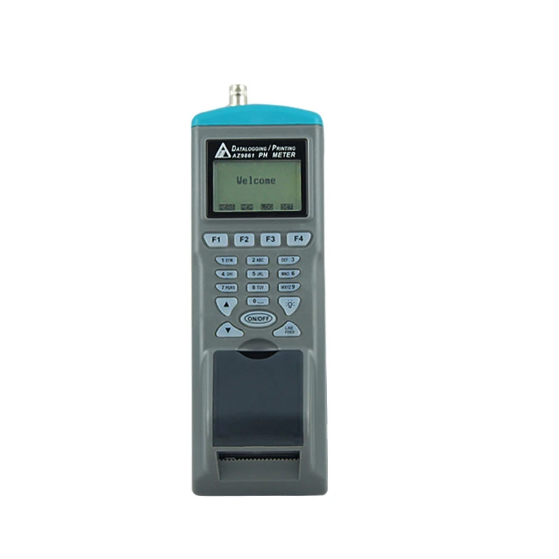 

AZ9861 Digital Handheld Water Quality Analyzer PH mV Data Logger With Programmer PH Tester Meter With Print Function