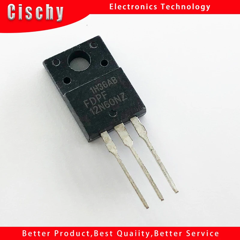 

5 шт./лот FDPF12N60NZ TO-220F 600V 12A