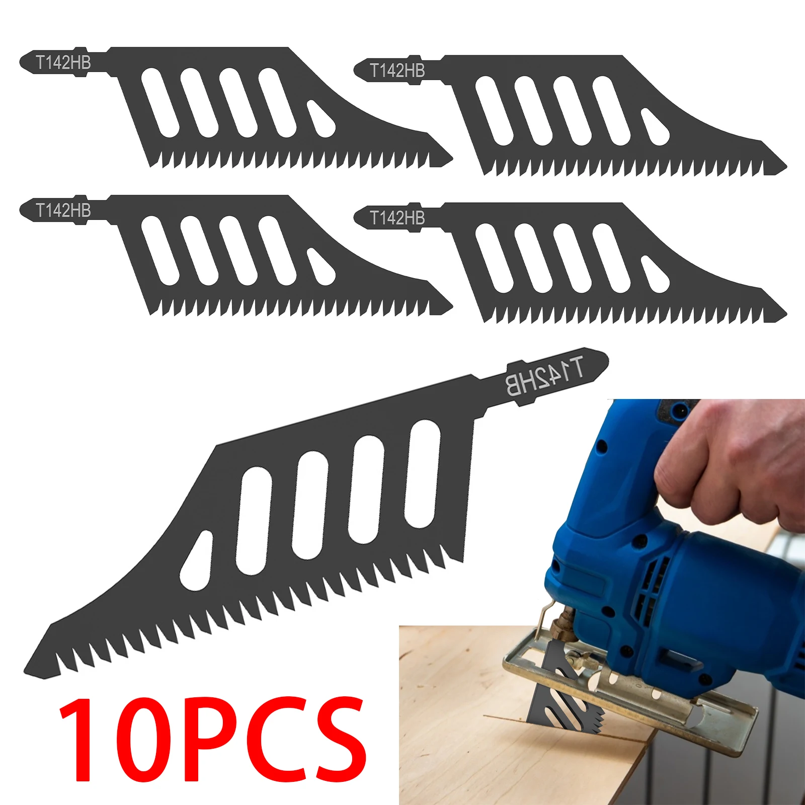 Heavy Duty Carbon Steel Jigsaw Blade for Wood Cutting