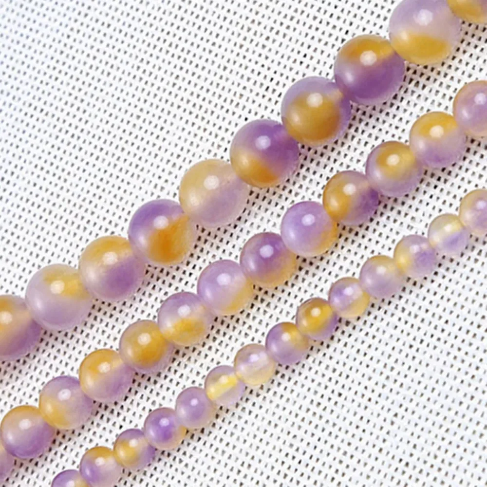 

Natural Watermelon Crystal Jasper Beads for Jewelry Making 6-10mm DIY Necklace Bracelet Women Fashion Chalcedony Accessories