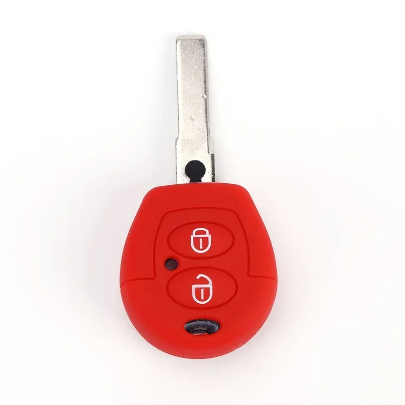 Silicone Key Case Cover For Chery Volkswagen 2 Buttons Car Protect Key Fob Shell Modus Remote Cover key case,key case cover,car key shell