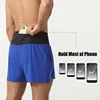 Running Shorts Men 2 In 1 Quick Dry Workout Training Fitness Jogging Multi-Pocket Gym Sports Shorts with Waist Pouch(No Liner) 3