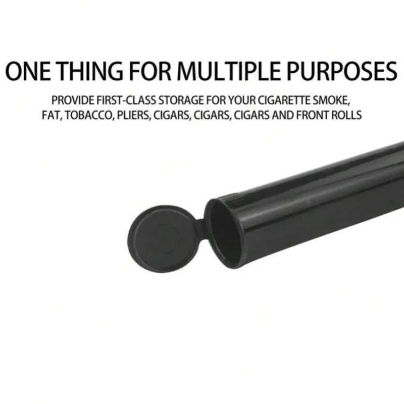 10-Pack Smell-Proof Waterproof Plastic Storage Tubes - Airtight Seal Containers
