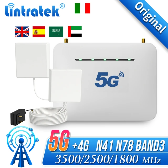 Ensemble complet d'amplificateur de signal 4G 5G, répéteur 3500mhz Band3  N41 N78 2500 TDD + antenne 5G mondiale pour l'Espagne et l'Arabie Saoudite  - AliExpress