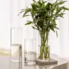 20/25/30/40cm Clear Cylinder Flower Vase Plastic Party Dining Table Centerpiece Hydroponic Holder Plants Container Decoration 2
