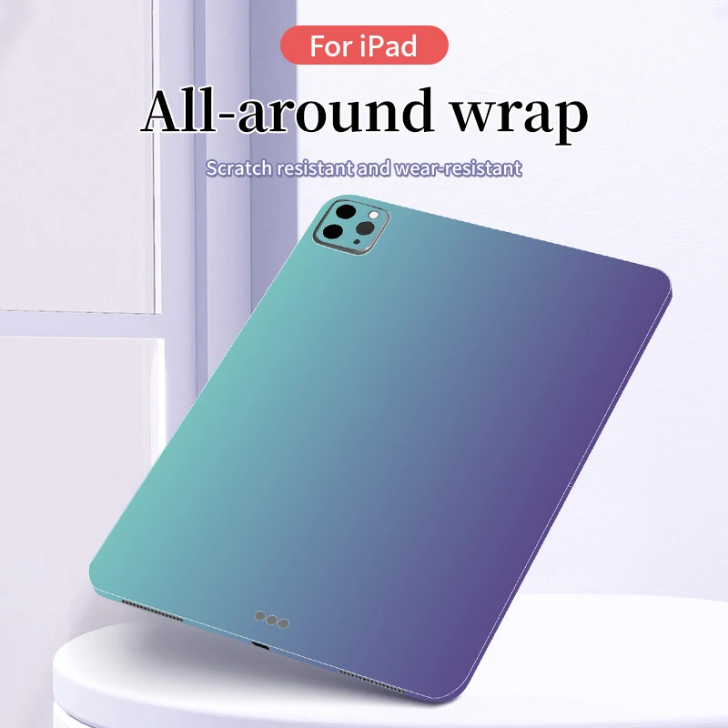 Capa Colorida para Ipad Estojo de Adesivo Descoloração Funda Pro 11 12 9th 2023 ar 10.5 Mini 10.2 2023 9.7 6th 2023 - Imagem 4
