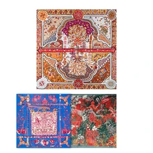 

Retro Square Print Silk Scarfs,130 New Scarf,100 Pure Silk Scarf,Manual Silk Scarf,Designer Silk Scarf Women Luxury 2022