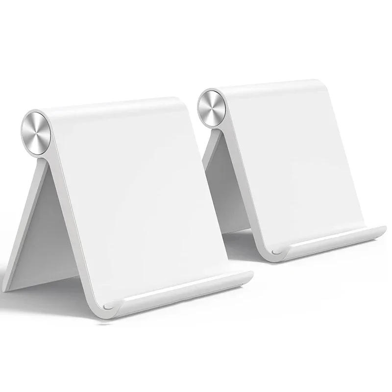 Tablet Stand Holder Adjustable Stand Home Office Desk Accessories Compatible with iPad Mini 6 5 4 3 Phone Black White - 4