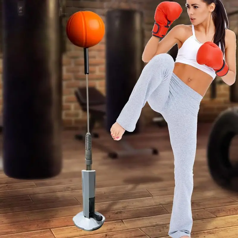 Boxing Reflex Bag Height Adjustable Speed Bag Boxing Speed For Adults And Kids Flexible Height Reflex Training Punch
