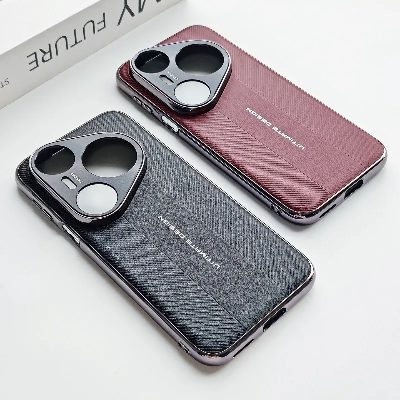 Luxury Electroplated PU Leather Ultra-Thin Shockproof Case