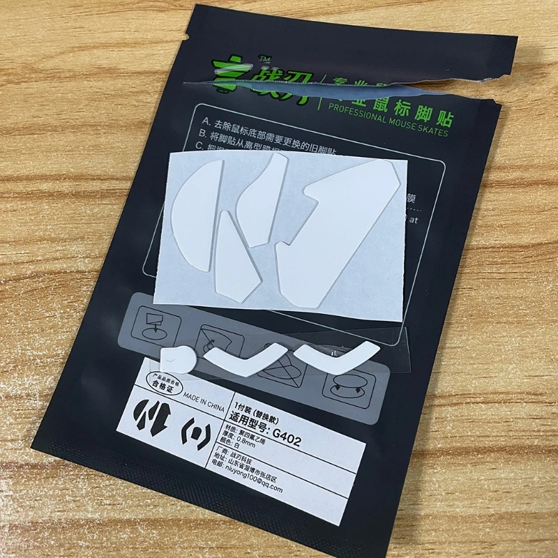 1Set Mouse Skate Stickers Pad Mouse Feet Replacement for logitech G402