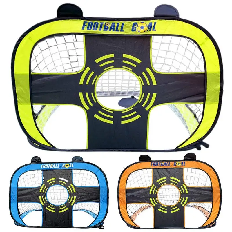 

Soccer Goal Folding Pop Up Soccer Net Kids Soccer Goal Oxford Cloth Fabric Net With With 5 Target Areas For More Precise Shots