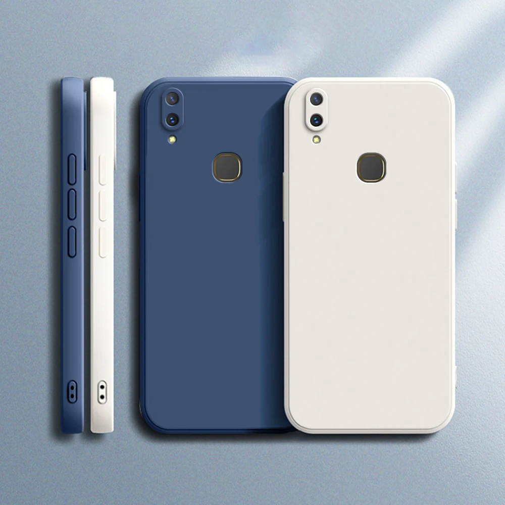 Liquid Silicone Square Phone Case - Durable Protection and Style