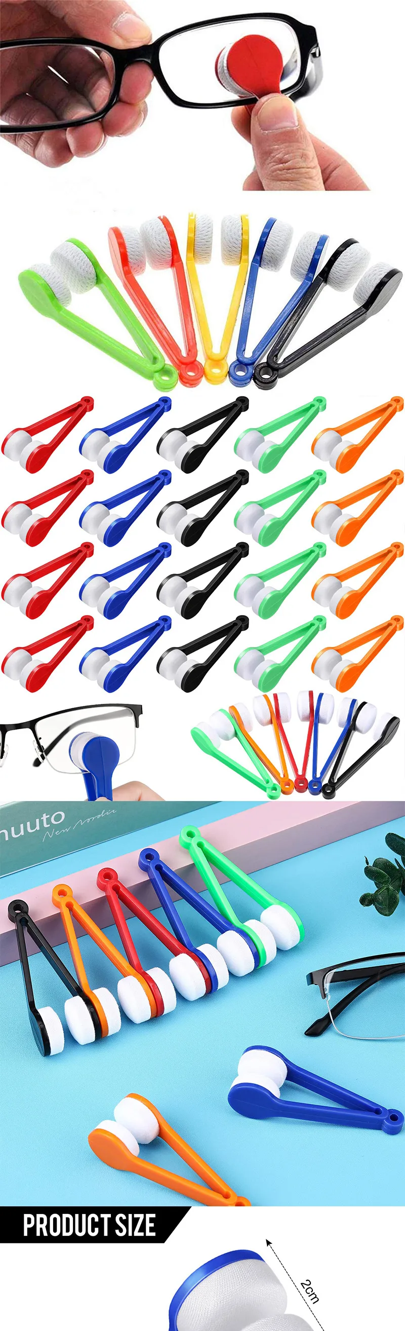 Home multifunktion ale Trage brille Wisch gläser hinterlassen keine Spuren Wischt uch Mini Brille Reiniger Spezial spiegel – Detail 1