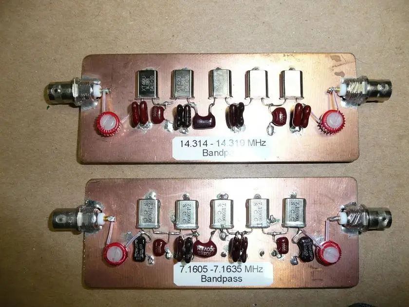 

Single sideband crystal filter