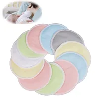 10pcs Organic Washable Breast Pad Breastfeeding Nipple Pad for Maternity Reusable Nipple Covers for Breast Feeding Nursing Pads 2