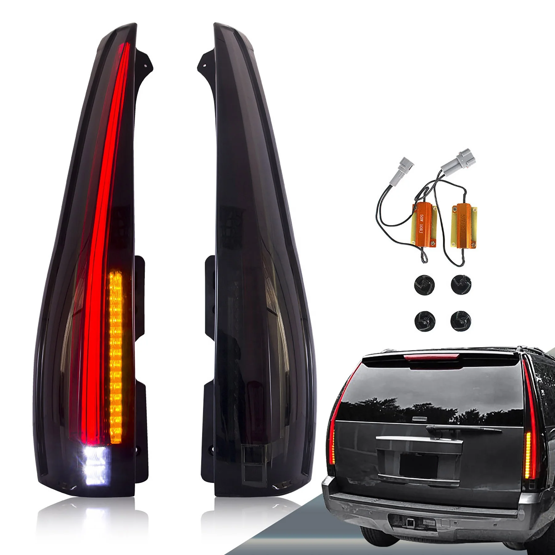 

For Chevrolet Tahoe Car lamp with parking light fit for Suburban Taillight GMC Yukon 2007- 2014 Led Taillamp