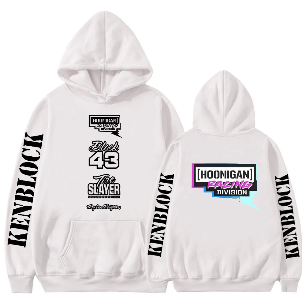 thumbnail image 1 of Ken Block 43-Sudadera con capucha para hombre y mujer, ropa de calle con estampado de letras gráficas, estética gótica, Tops de forro polar de gran tamaño, moda, 1 of 4