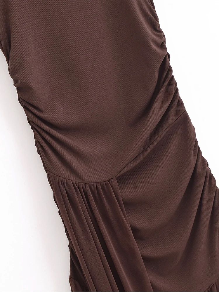 TFMLN Summer Women Long Dress Sleeveless Mesh Patchwork Midi Dress Women Round Neck Sleeveless Tank Casual Dresses Slim Party