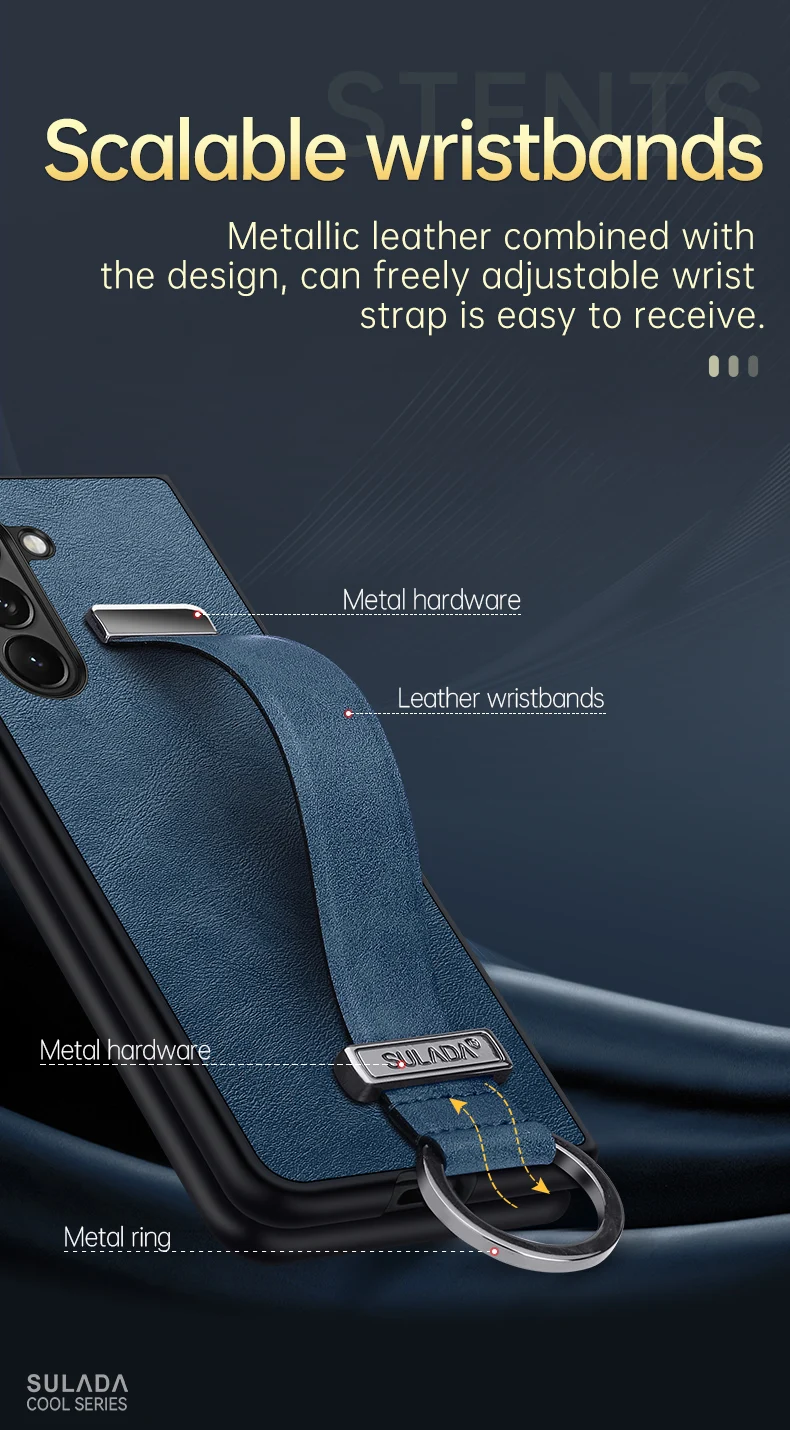 Finger Hand Grip Band Belt Strap Case For Samsung Galaxy Z Fold6 Fold5 Fold4 Fold 6 5 4 Business PU Leather Protector Shell | Gaffar India