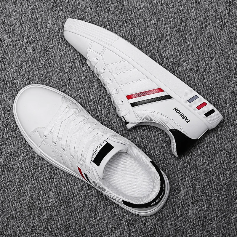 Мужские кроссовки повседневная спортивная обувь для мужчин легкая кожаная кожаная дыша