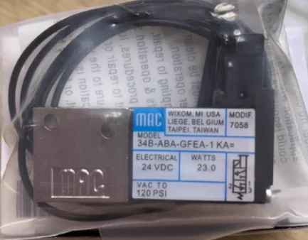 

Новый оригинальный Соленоидный клапан 34B-ABA-GFEA-1KA 23 Вт MAC 100%