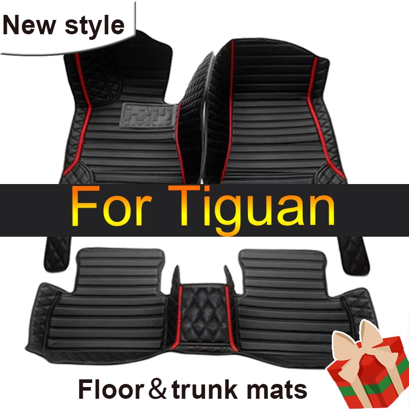

Автомобильные коврики для Tiguan 2019 2018 2017, коврики, аксессуары для салона, водонепроницаемые автозапчасти, товары для Volkswagen VW