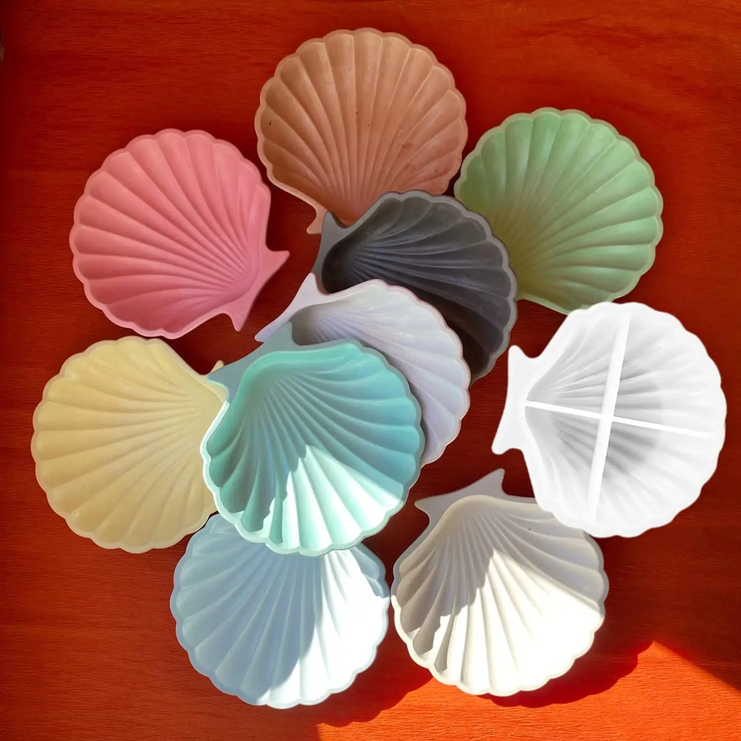 Shell-Storage-Tray-Silicone-Mold-DIY-Shell-Dish-Jewelry-Storage-Box ...