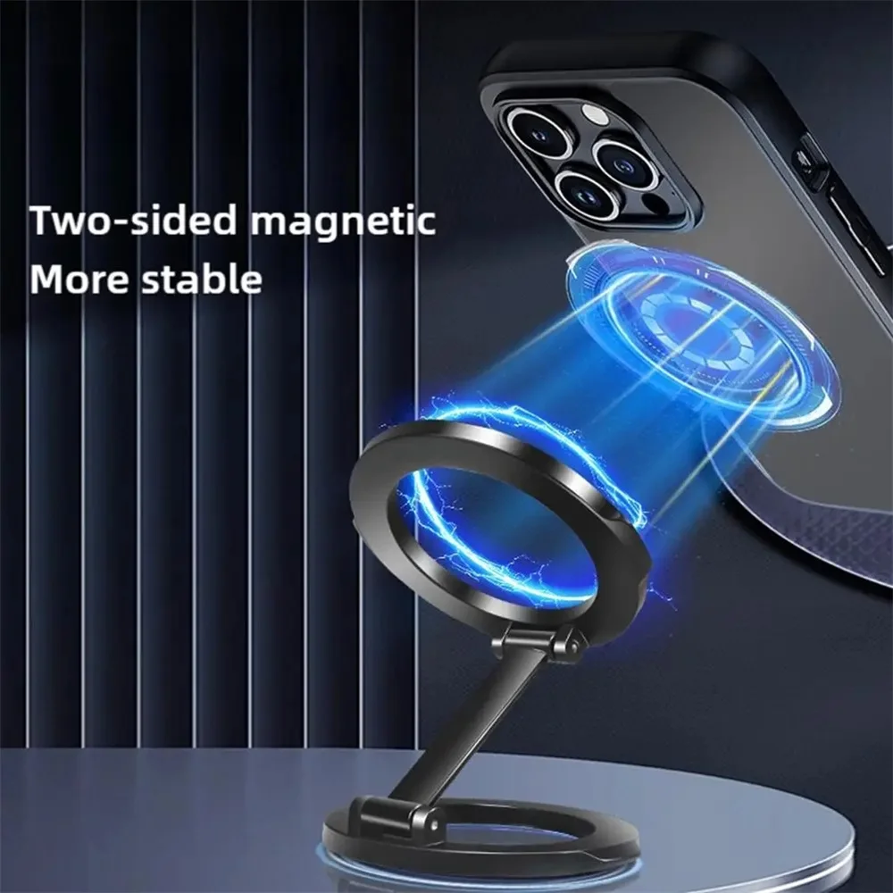 Foldable Magnetic Phone Holder and Stand