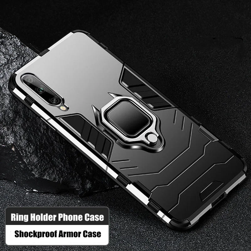 Custodia per telefono per Samsung Galaxy A30s Custodia Anello Supporto Paraurti Cover posteriore per telefono per Coque Samsung A 30 s A30s A 30s Custodia Cover