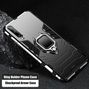 Custodia per telefono per Samsung Galaxy A30s Custodia Anello Supporto Paraurti Cover posteriore per telefono per Coque Samsung A 30 s A30s A 30s Custodia Cover