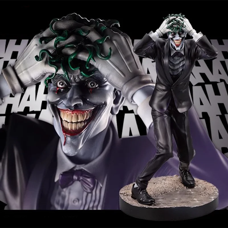 

Approximately 22cm Shouwu Artfx Batman Joker's Deadly Smile Crazy Worst Day Toy Doll Handmade Model Collection Gift