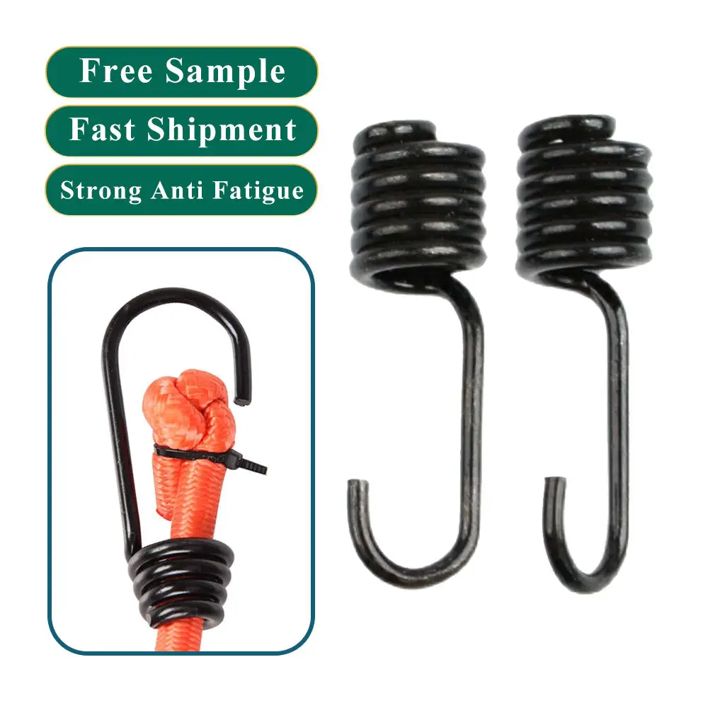 

10PCS Bungee Cords Elastic Rope Strapping Tape Shock Cord Hook Extension Spring