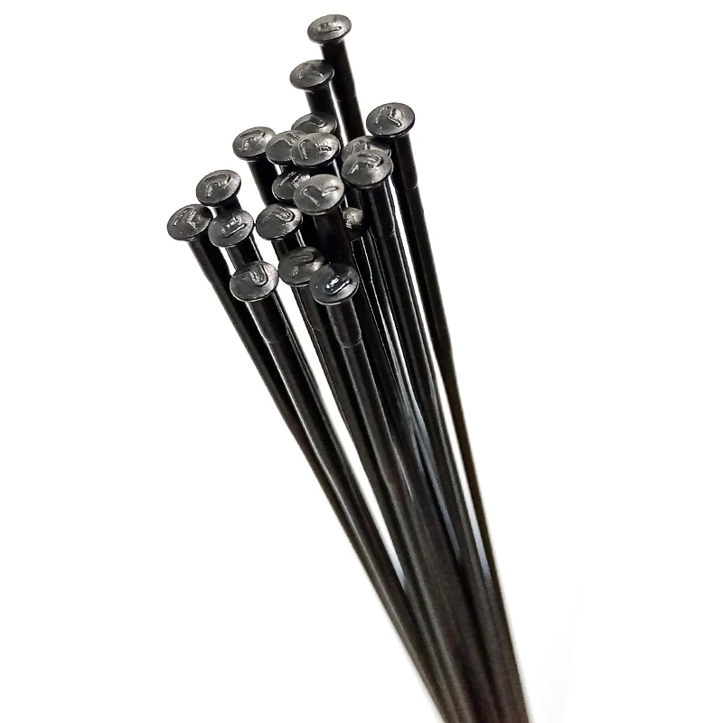 Pillar TB2015 Bike Spoke FG14 2.0mm About 4.3g(260mm) straight pull Triple Butted Stainless Steel Black 255-306mm 4pcs/lot bicycle parts bike accessories bicycle spokes